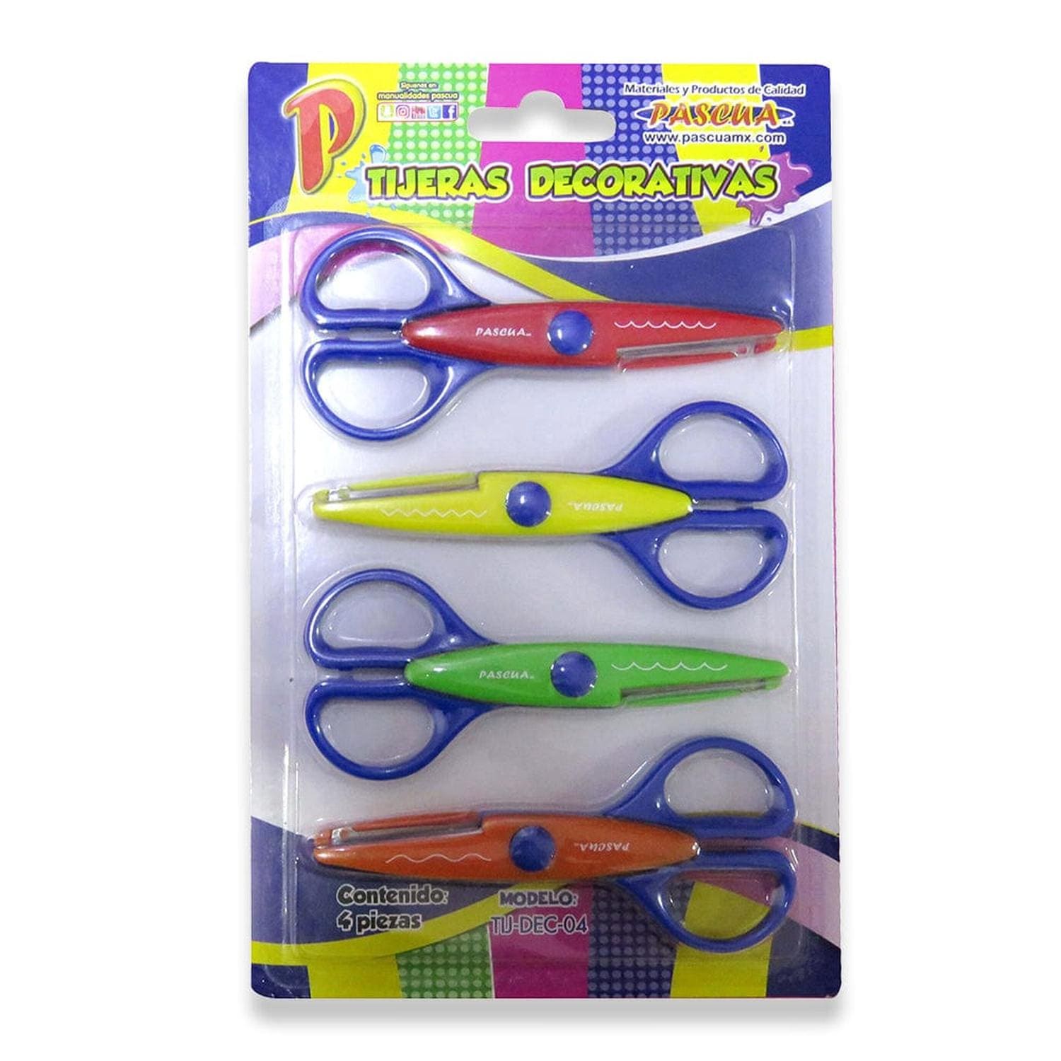 Pascua MEGAFUMI, S.A. DE C.V. TIJERA PASCUA DECORATIVA C/4PZ