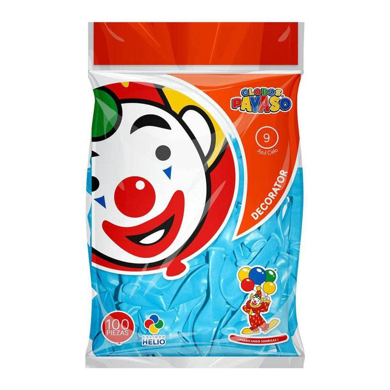 Payaso FABRICAS SELECTAS DEL CENTRO, S.A. DE C.V. BOLSA C/100 GLOBOS PAYASO DEC.