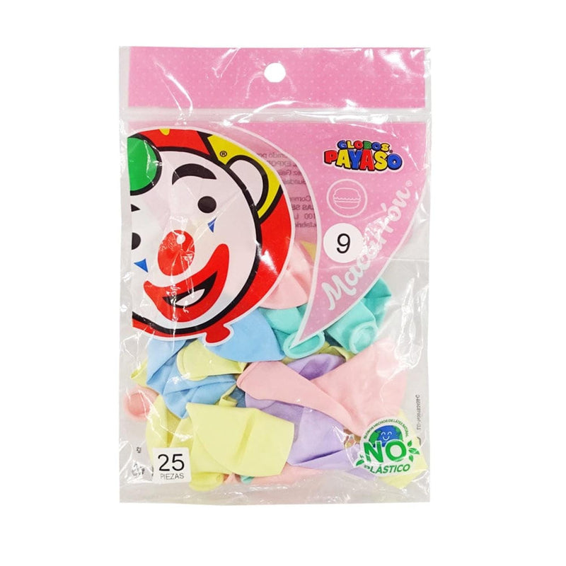 Payaso FABRICAS SELECTAS DEL CENTRO, S.A. DE C.V. BOLSA C/25 GLOBOS PAYASO