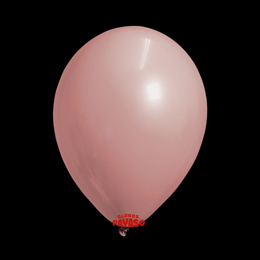 Payaso Roses BOLSA C/50 GLOBOS PAYASO METALICO #9 ROSE GOLD - Almacenes farah