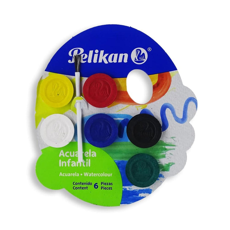 Pelikan PELIKAN MEXICO, S.A. DE C.V. ACUARELA INFANTIL PELIKAN C/6PZ