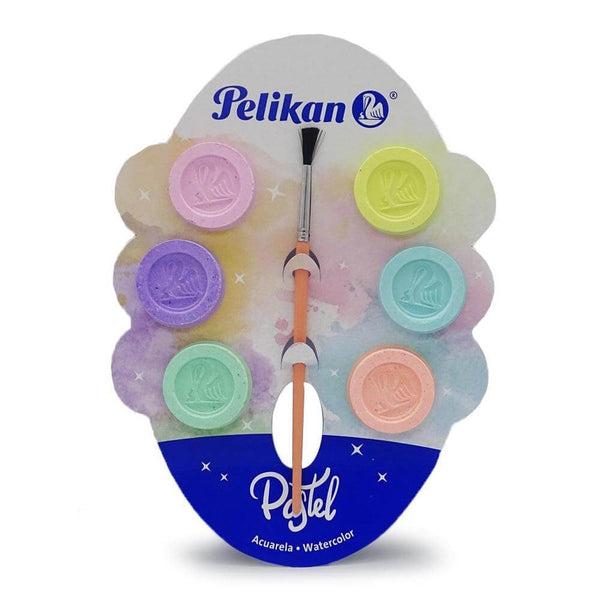 Pelikan PELIKAN MEXICO, S.A. DE C.V. ACUARELA INFANTIL PELIKAN C/6PZ PASTEL