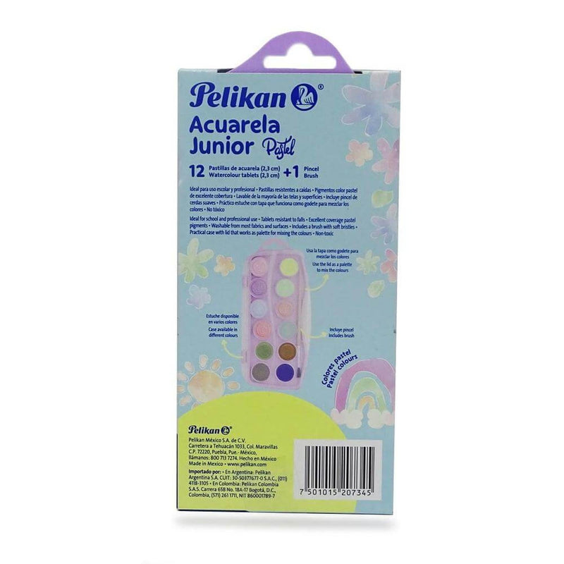 Pelikan PELIKAN MEXICO, S.A. DE C.V. ACUARELA JUNIOR PASTEL C/12PZ PELIKAN