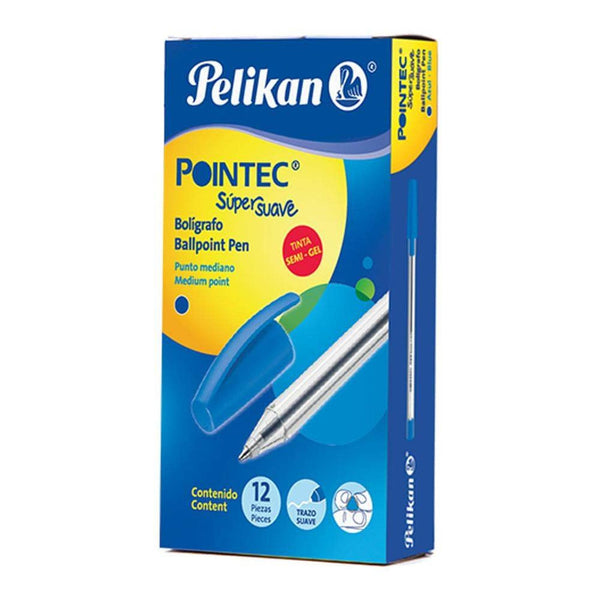 Pelikan PELIKAN MEXICO, S.A. DE C.V. BOL. POINTEC C/12PZ AZUL PELIKAN