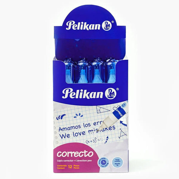 Pelikan PELIKAN MEXICO, S.A. DE C.V. CORRECTOR LIQUIDO T/PLUMA C/12PZ PELIKAN