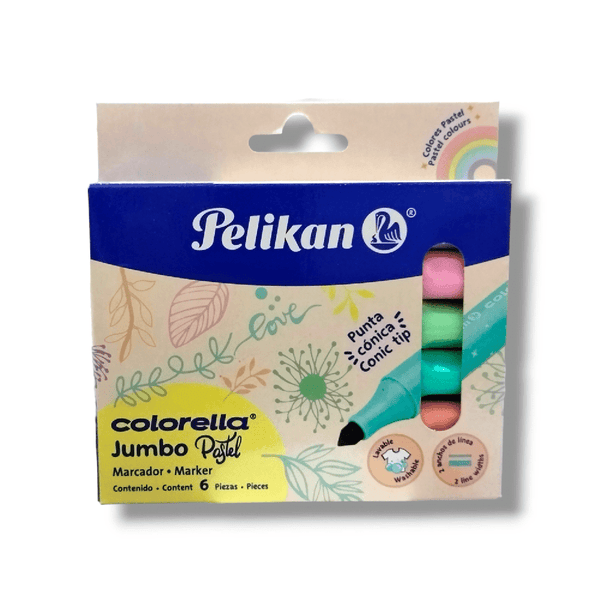 Pelikan PELIKAN MEXICO, S.A. DE C.V. ESTUCHE COLORELLA C/6PZ COLORES PASTEL PELIKAN