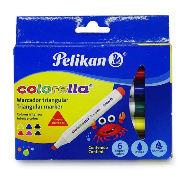 Pelikan PELIKAN MEXICO, S.A. DE C.V. ESTUCHE COLORELLA TRIANGULAR C/6PZ PELIKAN