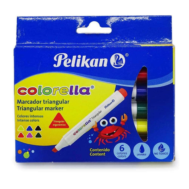 Pelikan PELIKAN MEXICO, S.A. DE C.V. ESTUCHE COLORELLA TRIANGULAR C/6PZ PELIKAN