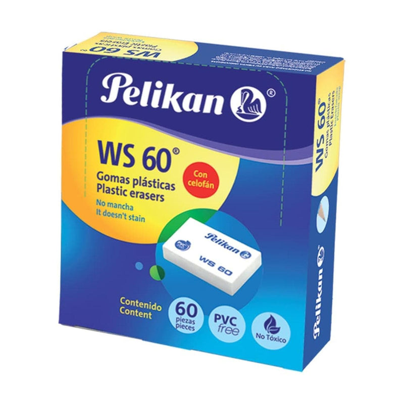 Pelikan PELIKAN MEXICO, S.A. DE C.V. GOMA PLASTICA WS60 CAJA PELIKAN