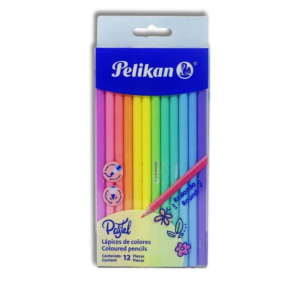 Pelikan PELIKAN MEXICO, S.A. DE C.V. LAPIZ COLORES PELIKAN C/12PZ LARGO PASTEL