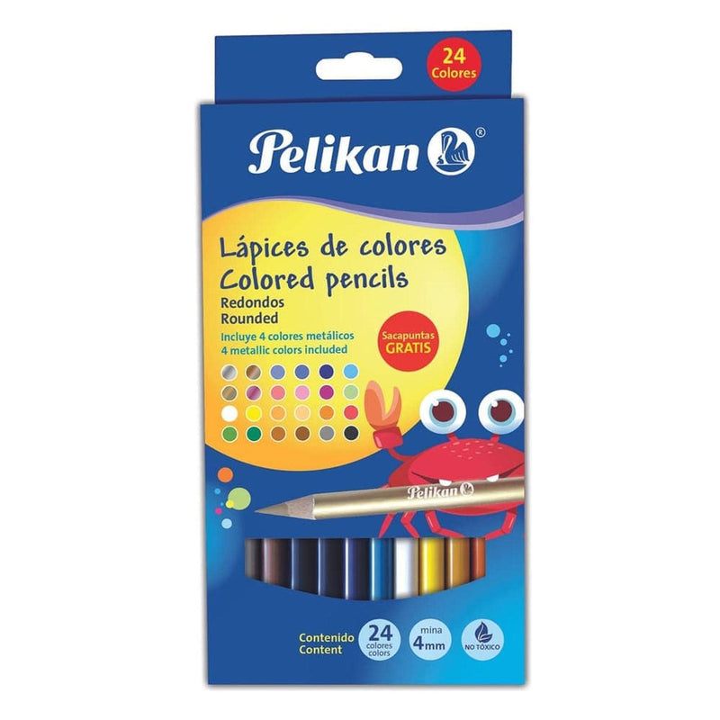 Pelikan PELIKAN MEXICO, S.A. DE C.V. LAPIZ COLORES PELIKAN C/24PZ LARGO