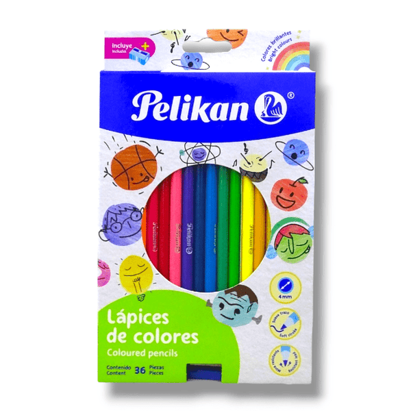 Pelikan PELIKAN MEXICO, S.A. DE C.V. LAPIZ COLORES PELIKAN C/36PZ LARGO