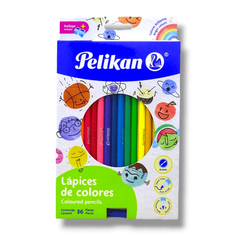 Pelikan PELIKAN MEXICO, S.A. DE C.V. LAPIZ COLORES PELIKAN C/36PZ LARGO