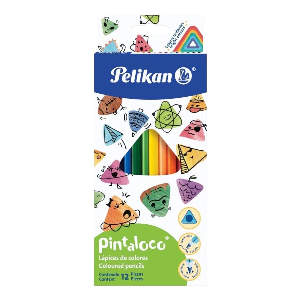 Pelikan PELIKAN MEXICO, S.A. DE C.V. LAPIZ COLORES PELIKAN TRIANGULAR C/12PZ
