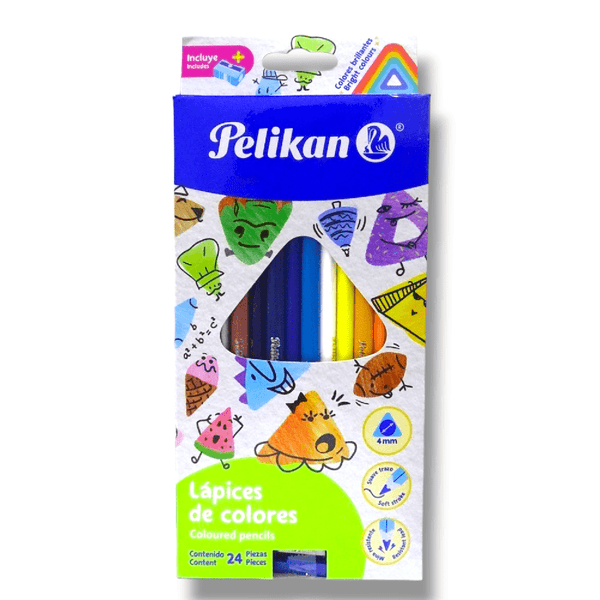 Pelikan PELIKAN MEXICO, S.A. DE C.V. LAPIZ COLORES PELIKAN TRIANGULAR C/24PZ