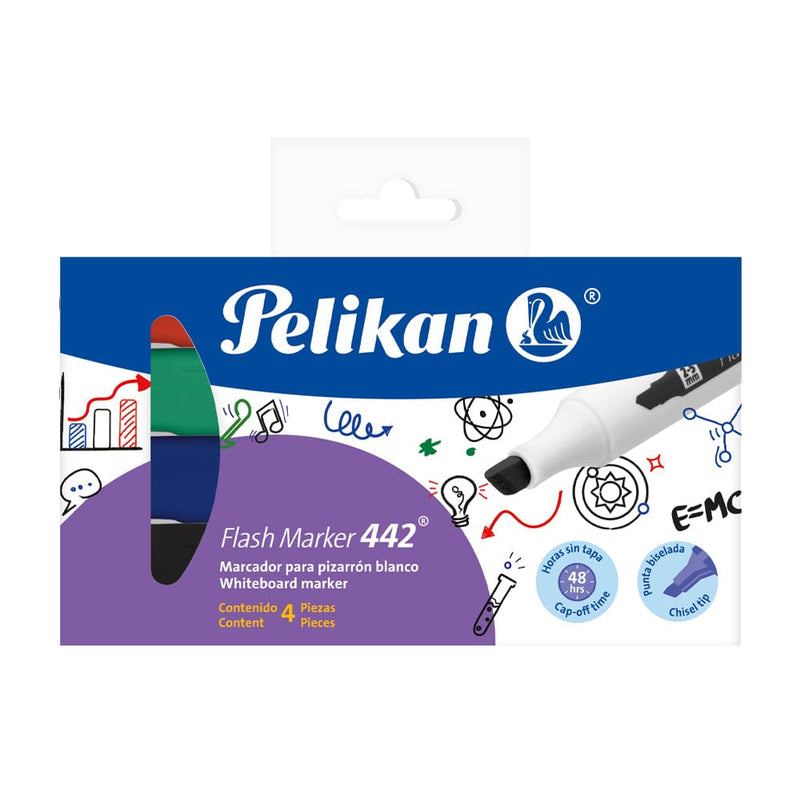 Pelikan PELIKAN MEXICO, S.A. DE C.V. MARCATEXTO FLASH MARKER 442 C/4PZ PELIKAN