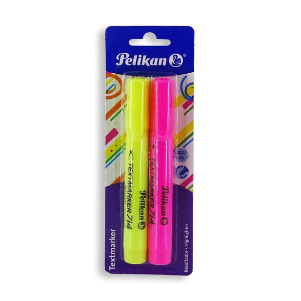 Pelikan PELIKAN MEXICO, S.A. DE C.V. MARCATEXTO PELIKAN 714 AMARILLO Y ROSA