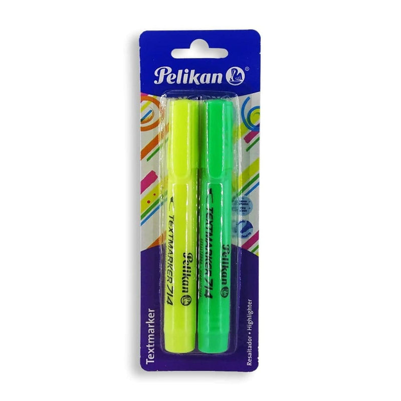 Pelikan PELIKAN MEXICO, S.A. DE C.V. MARCATEXTO PELIKAN 714 AMARILLO Y VERDE