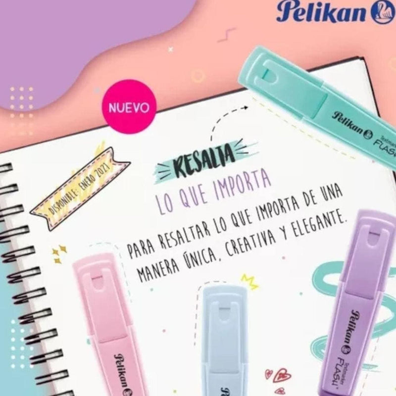 Pelikan PELIKAN MEXICO, S.A. DE C.V. MARCATEXTO PELIKAN FLASH PASTEL C/10PZ