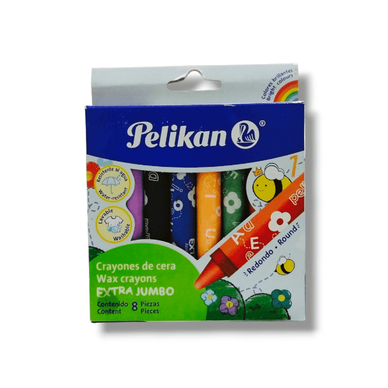 Pelikan PELIKAN MEXICO, S.A. DE C.V. PELICRAYON EXTRAJUMBO REDONDO C/8PZ PELIKAN