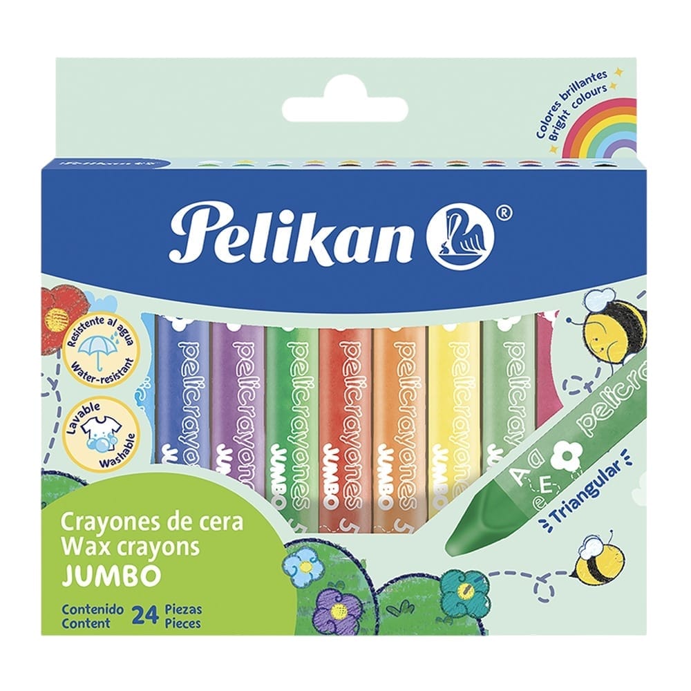 Pelikan PELIKAN MEXICO, S.A. DE C.V. PELICRAYON JUMBO TRIANGULAR C/24PZ