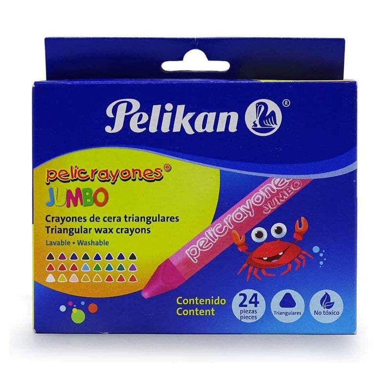 Pelikan PELIKAN MEXICO, S.A. DE C.V. PELICRAYON JUMBO TRIANGULAR C/24PZ PELIKAN