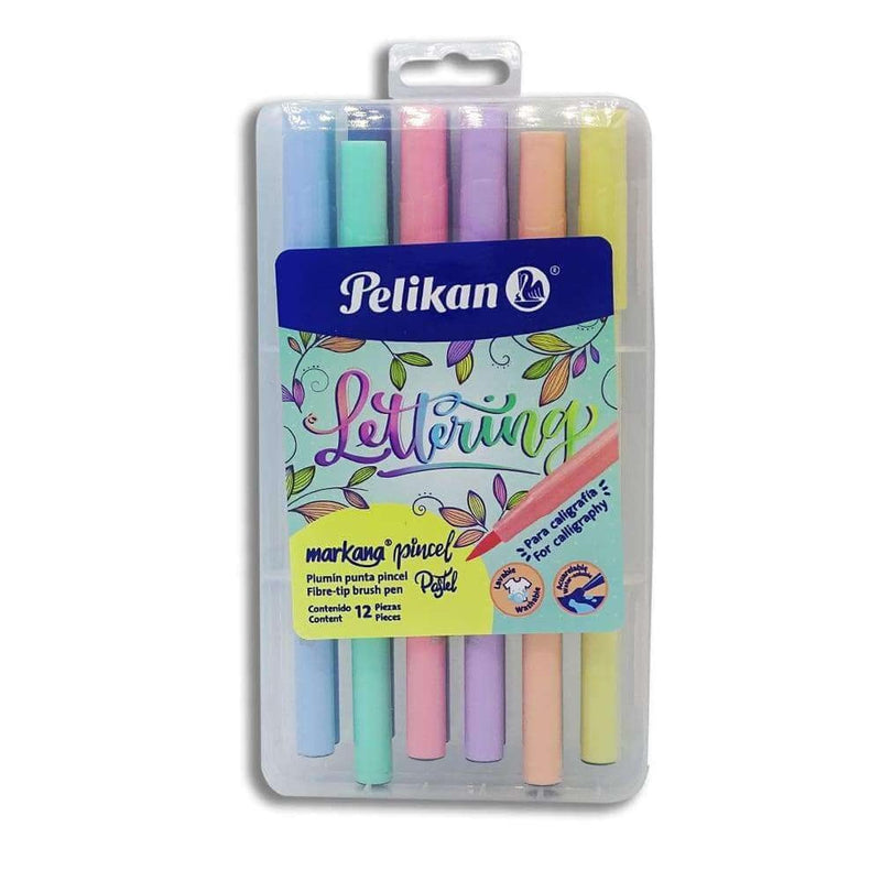 Pelikan PELIKAN MEXICO, S.A. DE C.V. PINCEL MARKANA C/12PZ SURTIDO PASTEL PELIKAN