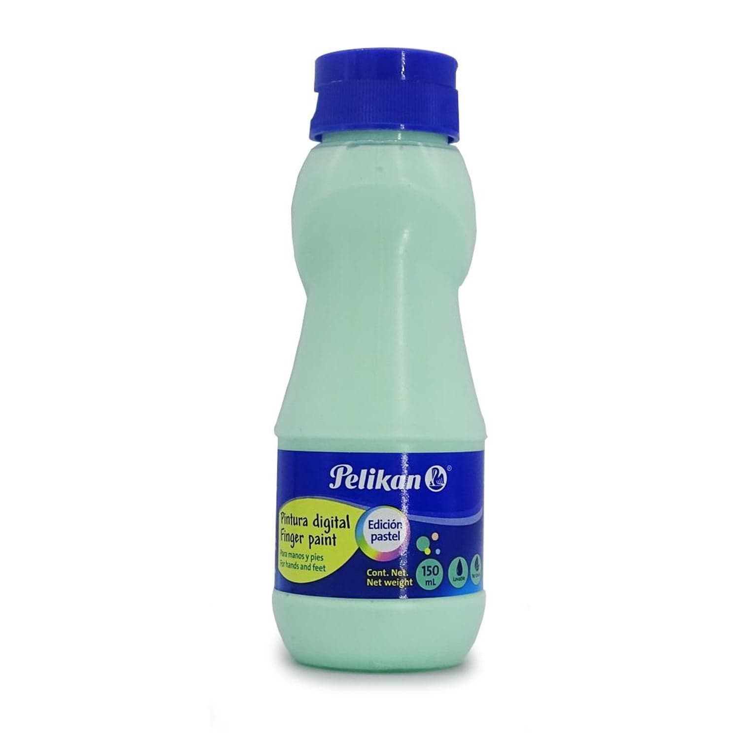 Pelikan PELIKAN MEXICO, S.A. DE C.V. PINTURA DIGITAL PELIKAN 150ML PASTEL VERDE
