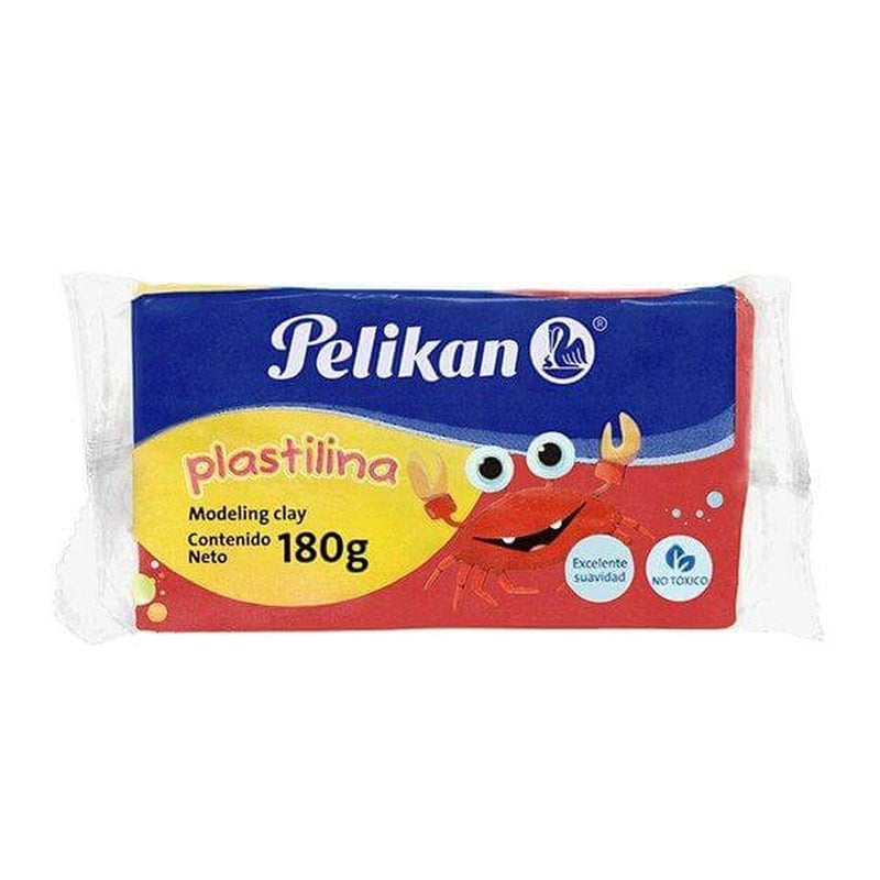 Pelikan PELIKAN MEXICO, S.A. DE C.V. PLASTILINA MARQUETA 180G PELIKAN ROJO