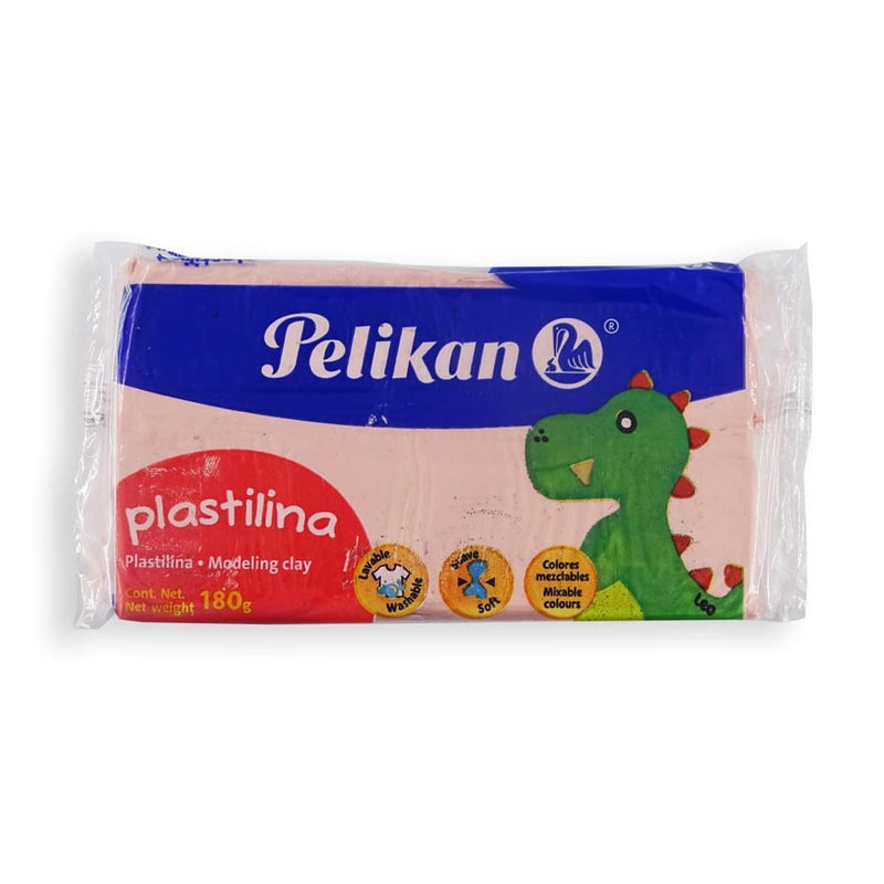 Pelikan PELIKAN MEXICO, S.A. DE C.V. PLASTILINA MARQUETA 180G PELIKAN ROSA CARNE