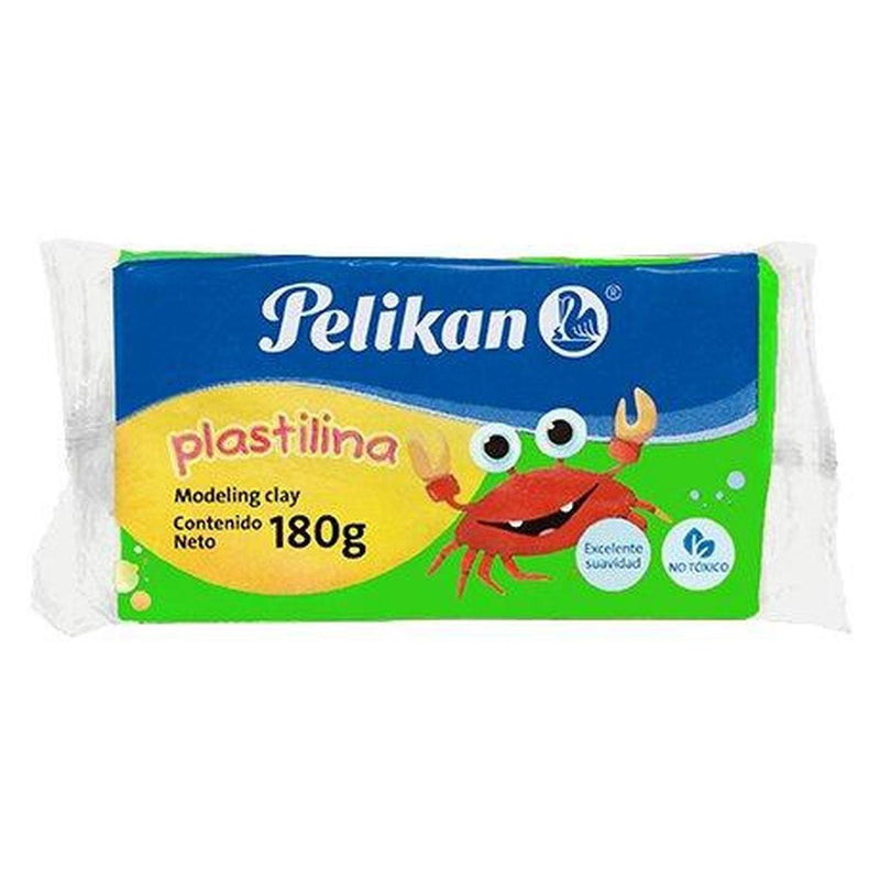 Pelikan PELIKAN MEXICO, S.A. DE C.V. PLASTILINA MARQUETA 180G PELIKAN VERDE NEON