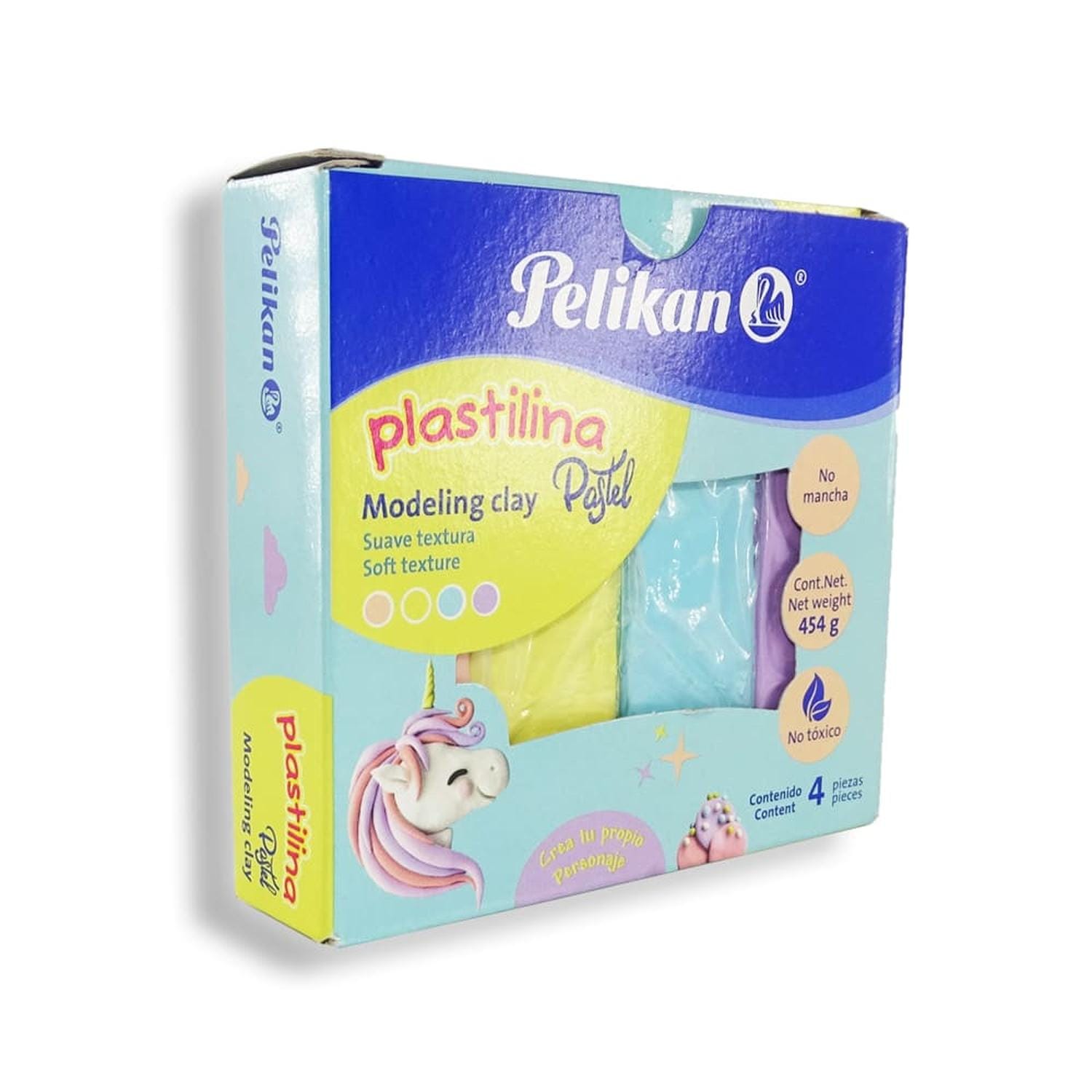 Pelikan PELIKAN MEXICO, S.A. DE C.V. PLASTILINA PELIKAN 454G C/4 BARRAS PASTEL