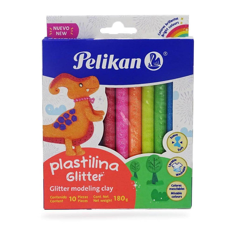 Pelikan PELIKAN MEXICO, S.A. DE C.V. PLASTILINA PELIKAN C/10PZ GLITTER