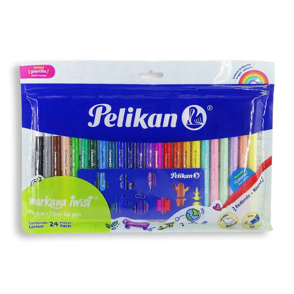 Pelikan PELIKAN MEXICO, S.A. DE C.V. PLUMONES MARKANA TWIST C/24PZ PELIKAN