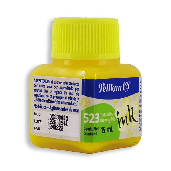 Pelikan PELIKAN MEXICO, S.A. DE C.V. TINTA CHINA 15ML PELIKAN AMARILLA