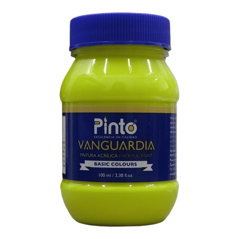 Pinto PINTO DISTRIBUIDORA, S.A. DE C.V. AMARILLO LIMON PINTURA ACRILICA VANGUARDIA 100ML