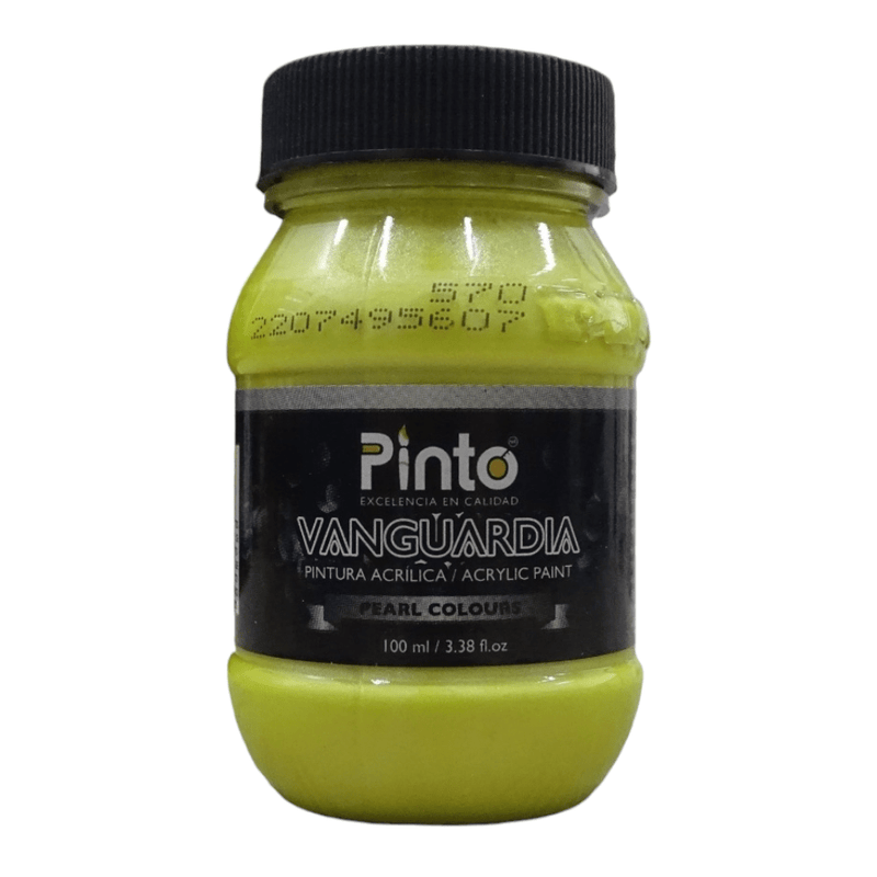 Pinto PINTO DISTRIBUIDORA, S.A. DE C.V. AMARILLO PINTURA ACRILICA VANGUARDIA PERLA 100ML