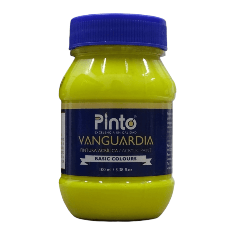 Pinto PINTO DISTRIBUIDORA, S.A. DE C.V. AMARILLO PRIMARIO PINTURA ACRILICA VANGUARDIA 100ML