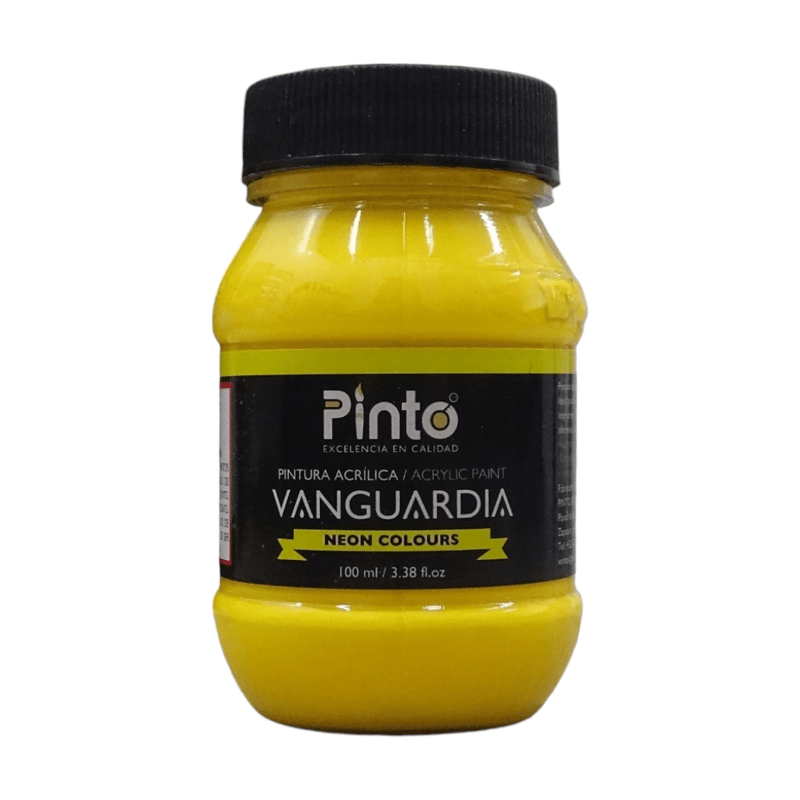 Pinto PINTO DISTRIBUIDORA, S.A. DE C.V. AMARILLO SOLAR PINTURA ACRILICA VANGUARDIA NEON 100ML