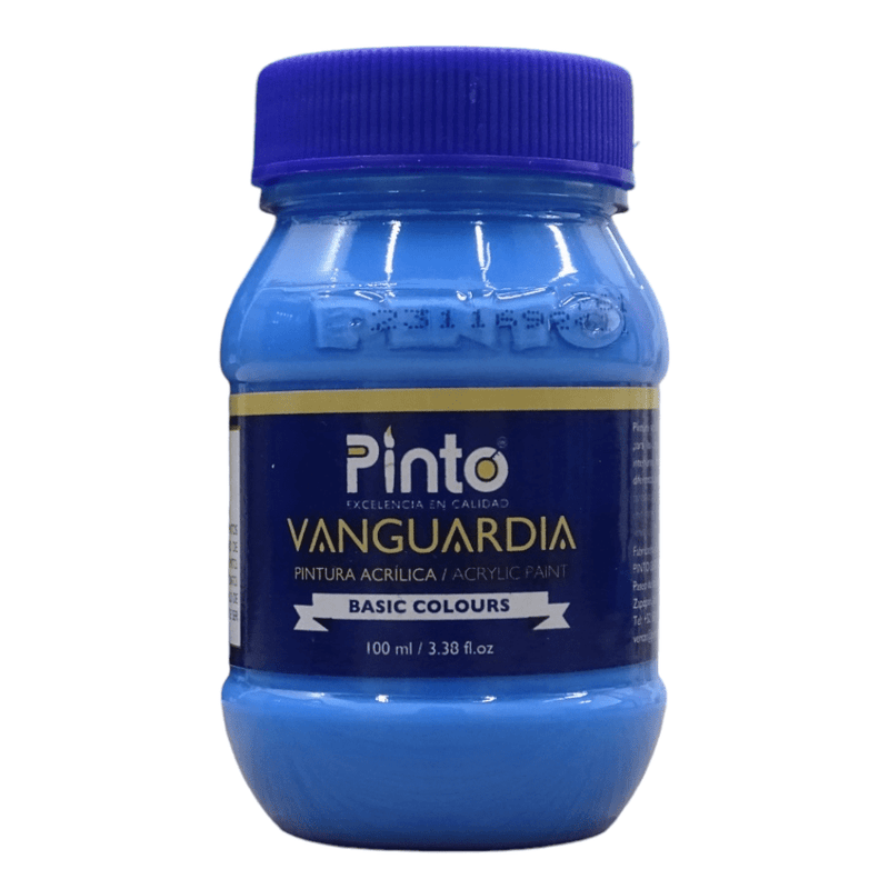 Pinto PINTO DISTRIBUIDORA, S.A. DE C.V. AZUL CELESTE PINTURA ACRILICA VANGUARDIA 100ML