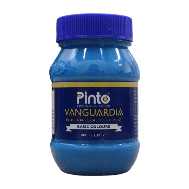 Pinto PINTO DISTRIBUIDORA, S.A. DE C.V. AZUL CERULEO PINTURA ACRILICA VANGUARDIA 100ML