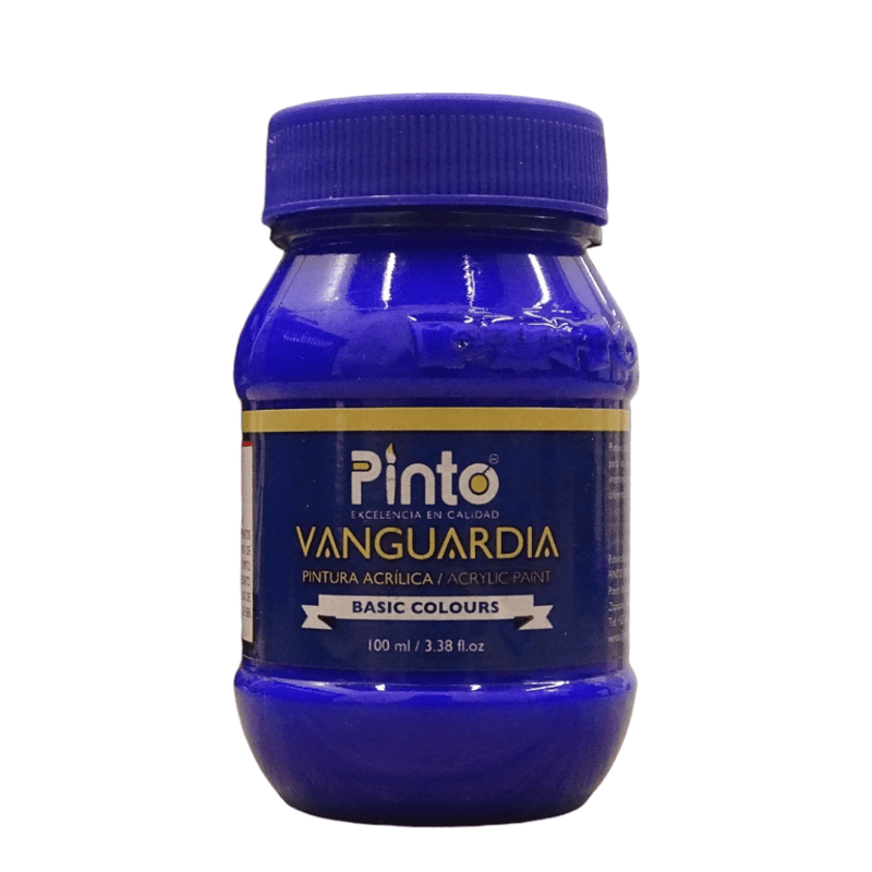 Pinto PINTO DISTRIBUIDORA, S.A. DE C.V. AZUL ULTRAMAR PINTURA ACRILICA VANGUARDIA 100ML