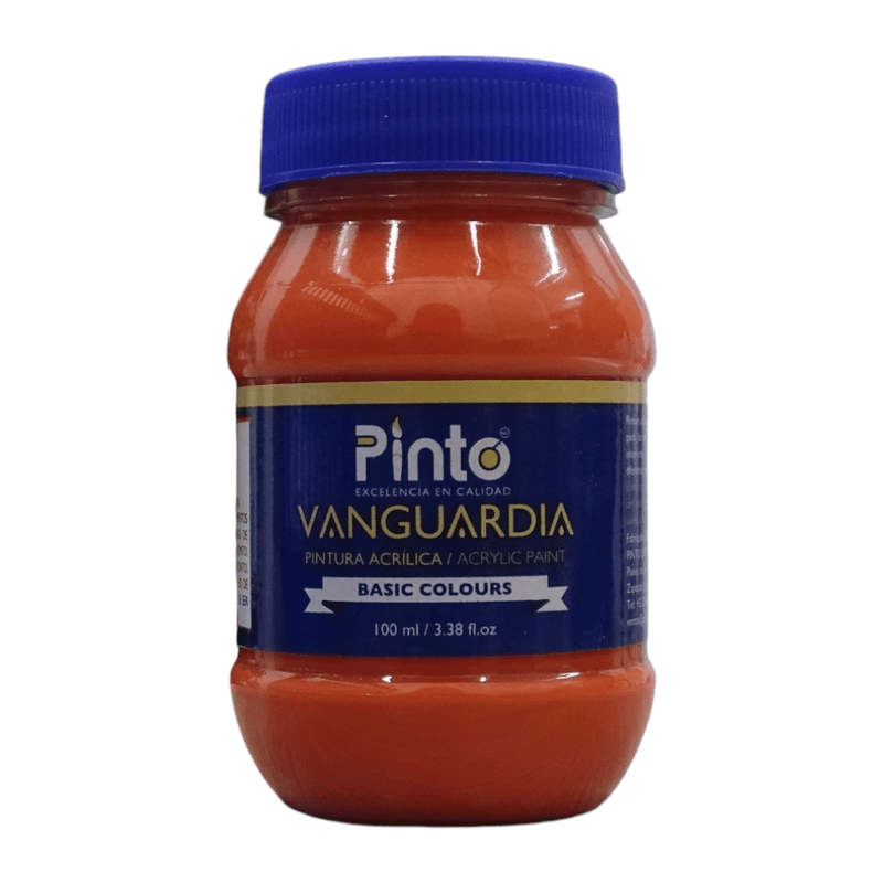 Pinto PINTO DISTRIBUIDORA, S.A. DE C.V. NARANJA CALABAZA PINTURA ACRILICA VANGUARDIA 100ML