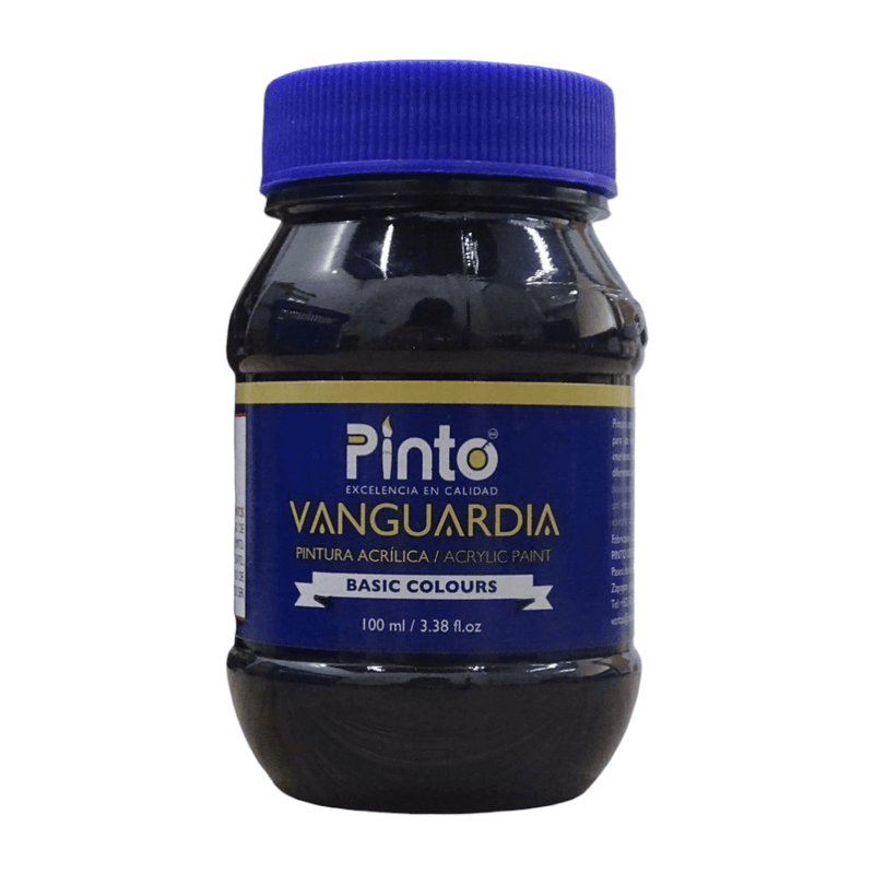 Pinto PINTO DISTRIBUIDORA, S.A. DE C.V. NEGRO DE HUMO PINTURA ACRILICA VANGUARDIA 100ML