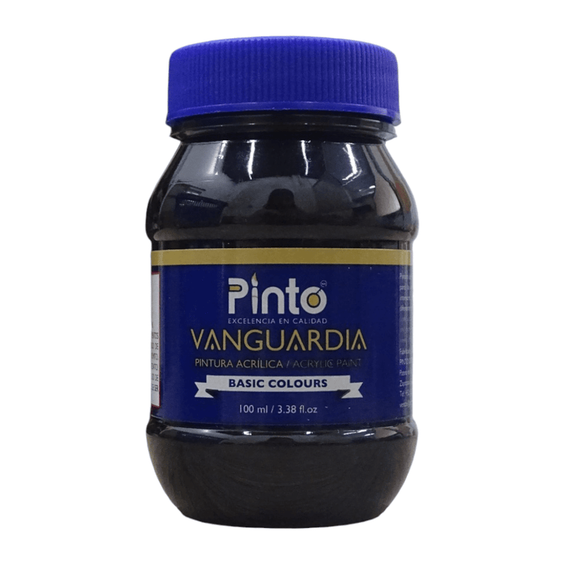 Pinto PINTO DISTRIBUIDORA, S.A. DE C.V. NEGRO MARFIL PINTURA ACRILICA VANGUARDIA 100ML