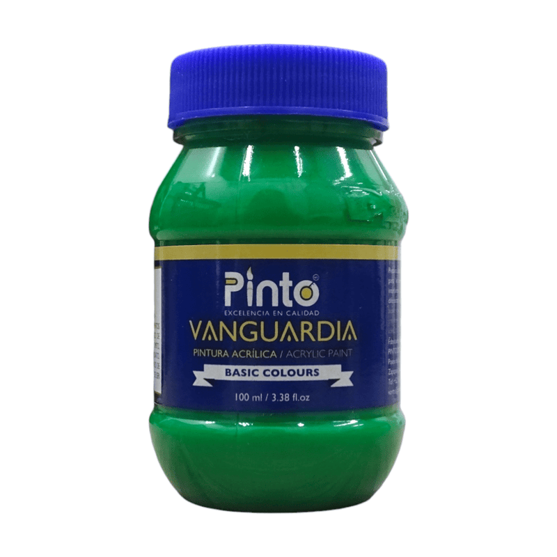 Pinto PINTO DISTRIBUIDORA, S.A. DE C.V. VERDE HOJA PINTURA ACRILICA VANGUARDIA 100ML