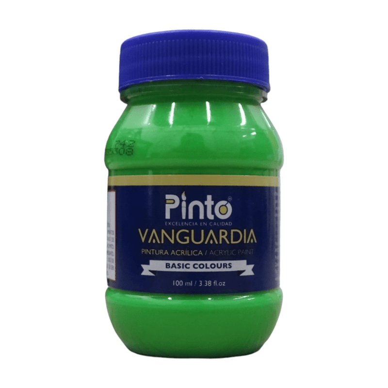 Pinto PINTO DISTRIBUIDORA, S.A. DE C.V. VERDE PASTO PINTURA ACRILICA VANGUARDIA 100ML