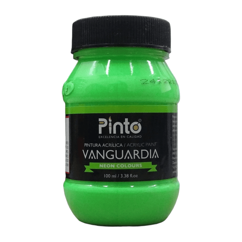 Pinto PINTO DISTRIBUIDORA, S.A. DE C.V. VERDE PINTURA ACRILICA VANGUARDIA NEON 100ML