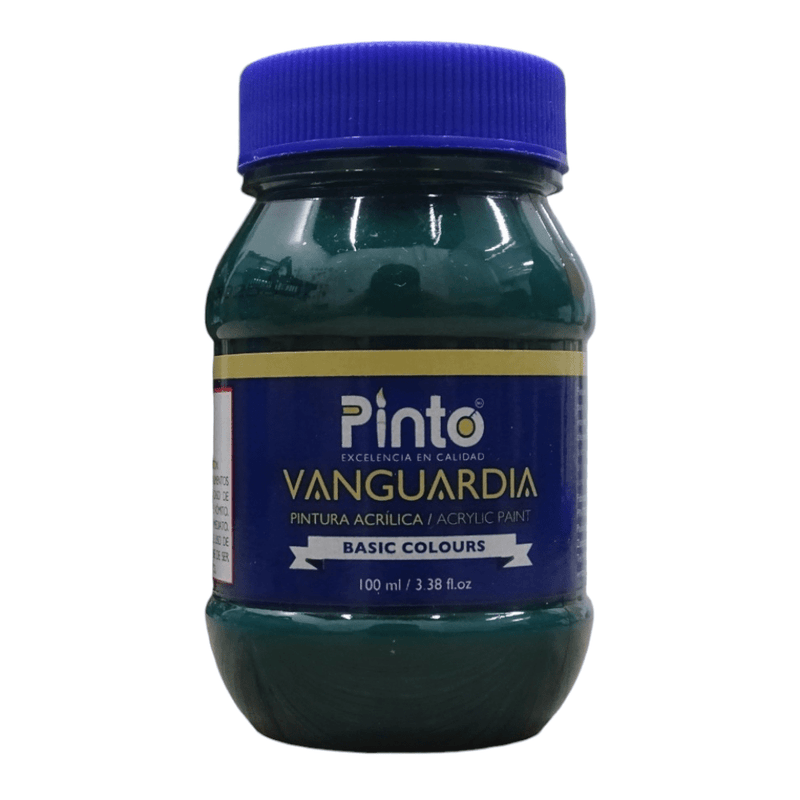 Pinto PINTO DISTRIBUIDORA, S.A. DE C.V. VERDE VIRIDIANO PINTURA ACRILICA VANGUARDIA 100ML