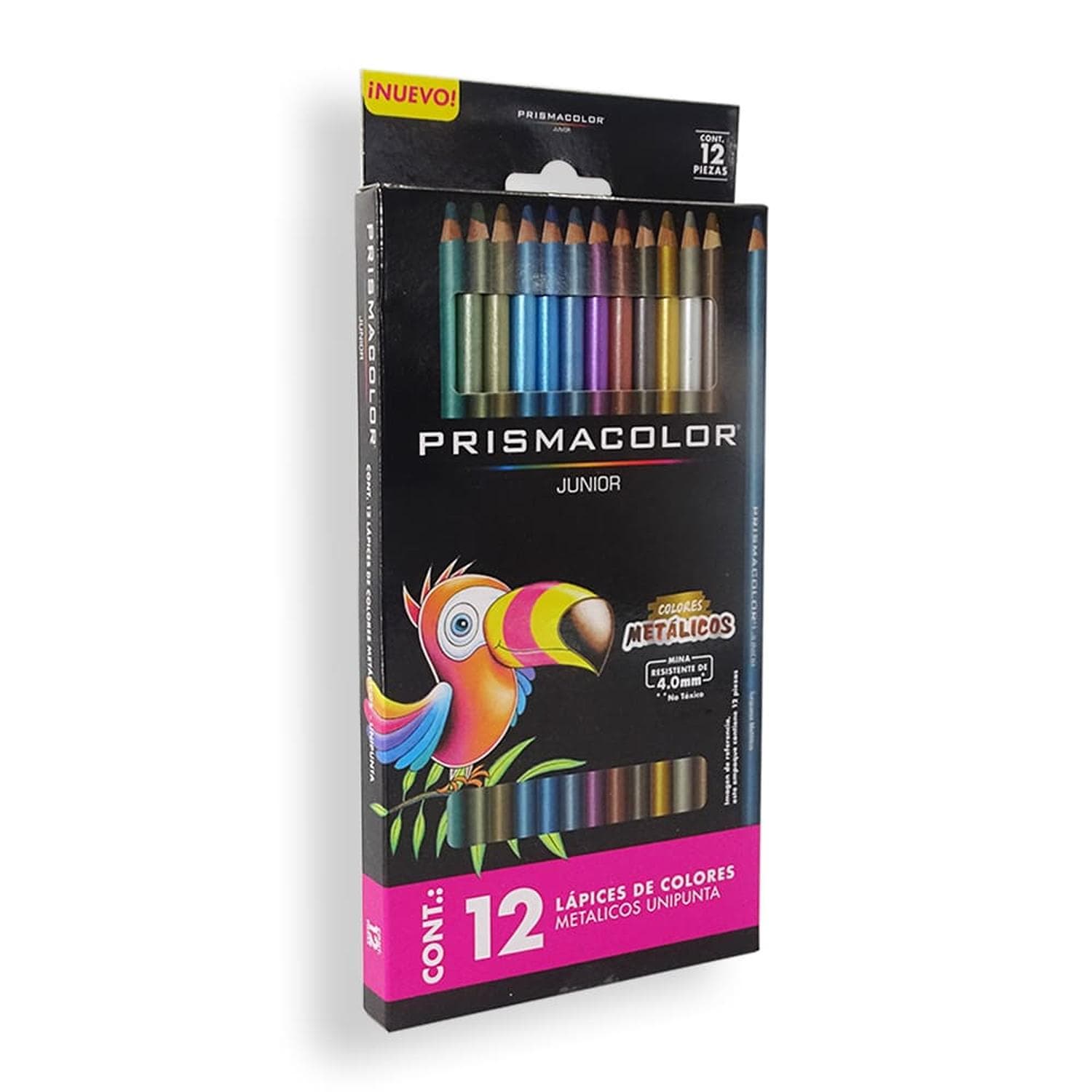 Prismacolor NEWELL BRANDS (ARTE) COLORES PRISMACOLOR JUNIOR METALICOS C/12PZ